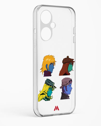 Gorillaz Daft Punk Interstellar555 Crossover Crystal Clear Transparent Case-(OnePlus)