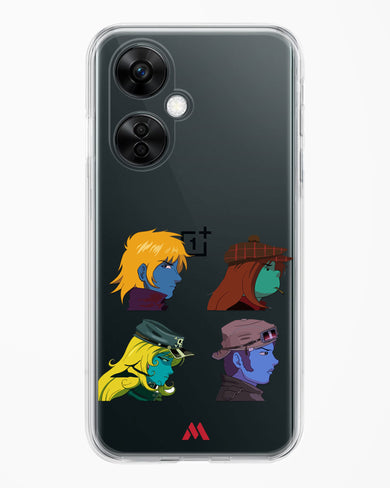 Gorillaz Daft Punk Interstellar555 Crossover Crystal Clear Transparent Case-(OnePlus)