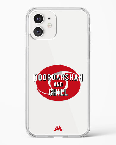 Doordarshan And Chill Crystal Clear Transparent Case-(Apple)