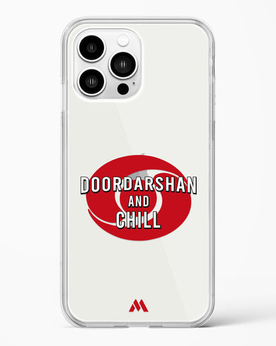 Doordarshan And Chill Crystal Clear Transparent Case-(Apple)