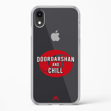 Doordarshan And Chill Crystal Clear Transparent Case-(Apple)