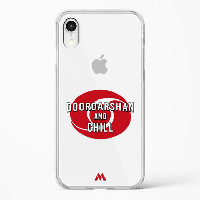 Doordarshan And Chill Crystal Clear Transparent Case-(Apple)