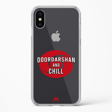 Doordarshan And Chill Crystal Clear Transparent Case-(Apple)