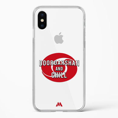 Doordarshan And Chill Crystal Clear Transparent Case-(Apple)