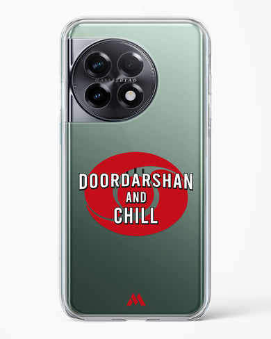 Doordarshan And Chill Crystal Clear Transparent Case-(OnePlus)