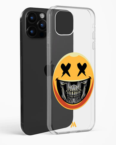Deathwish Smiley Crystal Clear Transparent Case-(Apple)