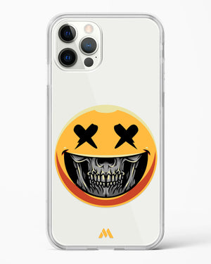 Deathwish Smiley Crystal Clear Transparent Case-(Apple)
