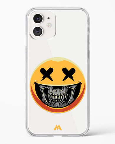 Deathwish Smiley Crystal Clear Transparent Case-(Apple)