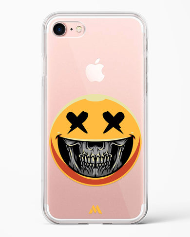 Deathwish Smiley Crystal Clear Transparent Case-(Apple)