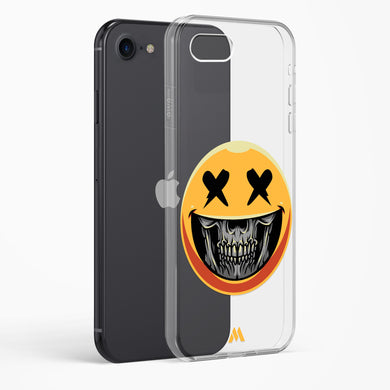 Deathwish Smiley Crystal Clear Transparent Case-(Apple)