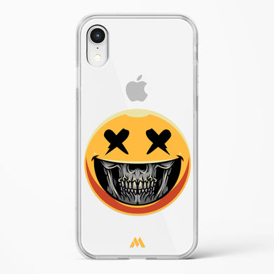 Deathwish Smiley Crystal Clear Transparent Case-(Apple)