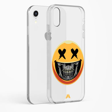 Deathwish Smiley Crystal Clear Transparent Case-(Apple)