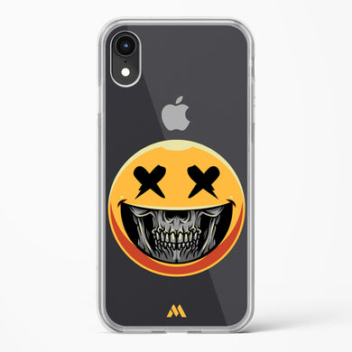 Deathwish Smiley Crystal Clear Transparent Case-(Apple)