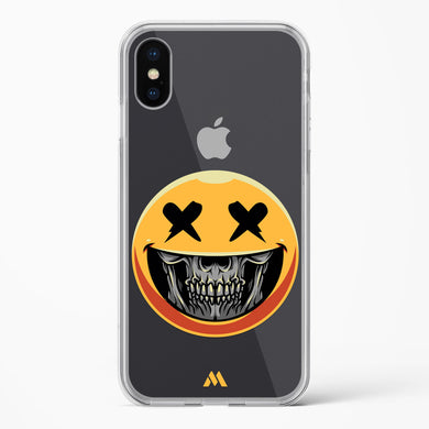 Deathwish Smiley Crystal Clear Transparent Case-(Apple)