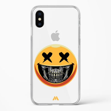 Deathwish Smiley Crystal Clear Transparent Case-(Apple)