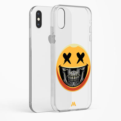 Deathwish Smiley Crystal Clear Transparent Case-(Apple)