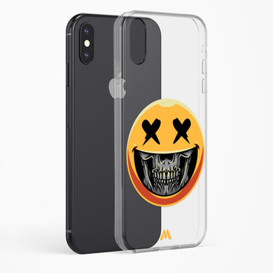 Deathwish Smiley Crystal Clear Transparent Case-(Apple)