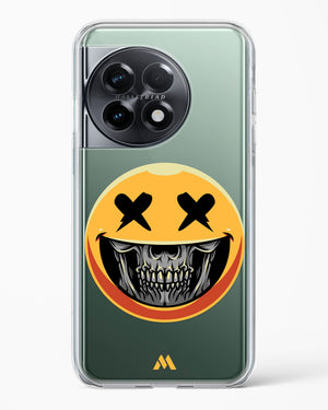 Deathwish Smiley Crystal Clear Transparent Case-(OnePlus)