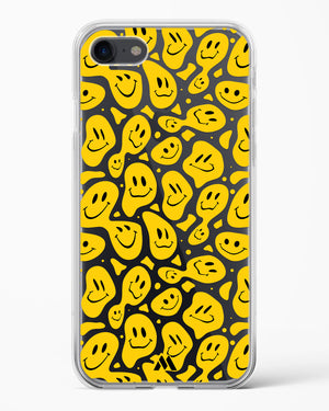 Floating Smileys Crystal Clear Transparent Case-(Apple)