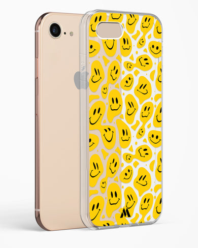 Floating Smileys Crystal Clear Transparent Case-(Apple)