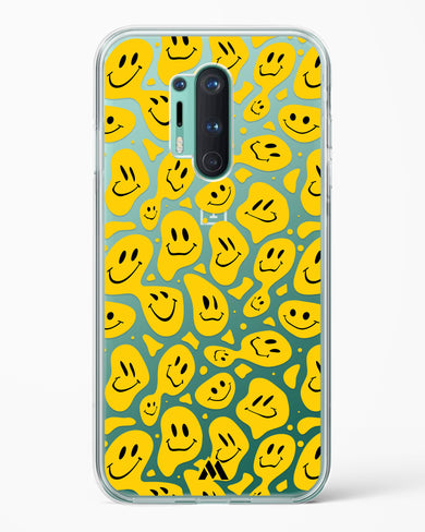 Floating Smileys Crystal Clear Transparent Case-(OnePlus)