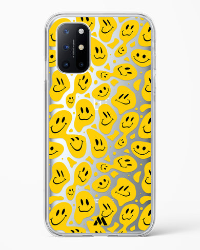 Floating Smileys Crystal Clear Transparent Case-(OnePlus)