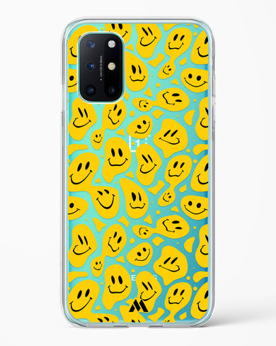 Floating Smileys Crystal Clear Transparent Case-(OnePlus)