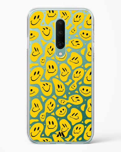 Floating Smileys Crystal Clear Transparent Case-(OnePlus)