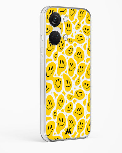 Floating Smileys Crystal Clear Transparent Case-(OnePlus)