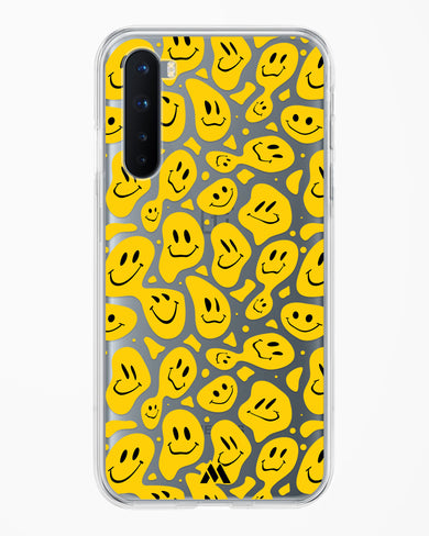 Floating Smileys Crystal Clear Transparent Case-(OnePlus)