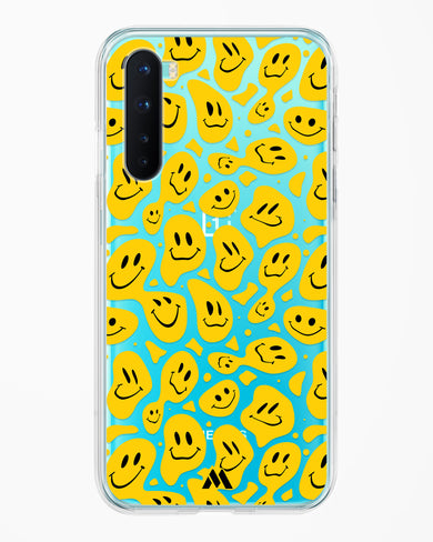 Floating Smileys Crystal Clear Transparent Case-(OnePlus)