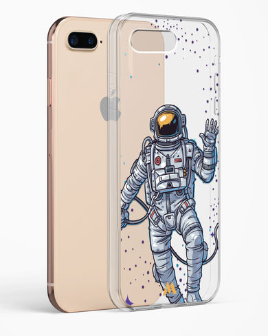 Greeting From Outer Space Crystal Clear Transparent Case-(Apple)