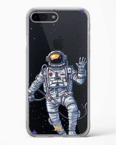 Greeting From Outer Space Crystal Clear Transparent Case-(Apple)