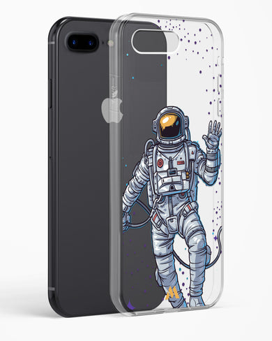 Greeting From Outer Space Crystal Clear Transparent Case-(Apple)