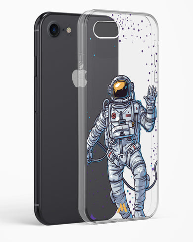 Greeting From Outer Space Crystal Clear Transparent Case-(Apple)