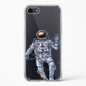 Greeting From Outer Space Crystal Clear Transparent Case-(Apple)