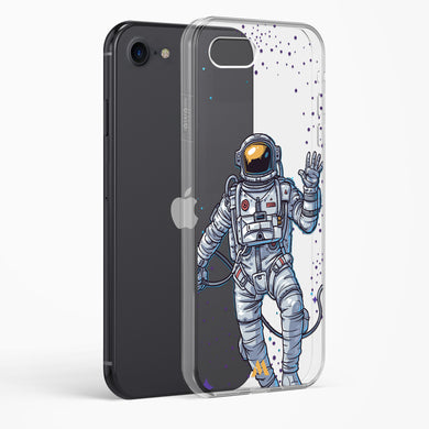 Greeting From Outer Space Crystal Clear Transparent Case-(Apple)