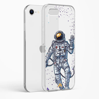 Greeting From Outer Space Crystal Clear Transparent Case-(Apple)