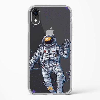 Greeting From Outer Space Crystal Clear Transparent Case-(Apple)