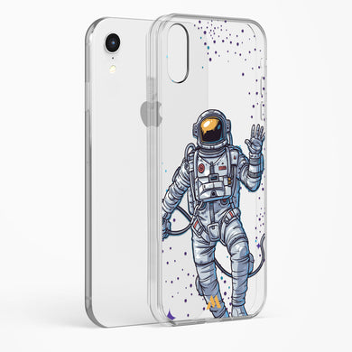 Greeting From Outer Space Crystal Clear Transparent Case-(Apple)