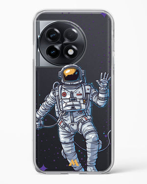 Greeting From Outer Space Crystal Clear Transparent Case-(OnePlus)