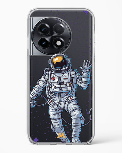 Greeting From Outer Space Crystal Clear Transparent Case-(OnePlus)