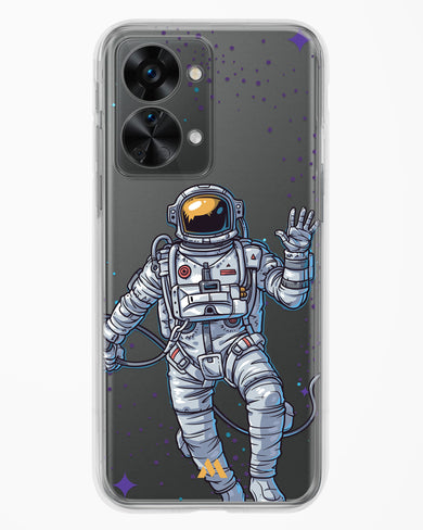 Greeting From Outer Space Crystal Clear Transparent Case-(OnePlus)