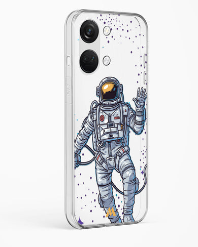 Greeting From Outer Space Crystal Clear Transparent Case-(OnePlus)