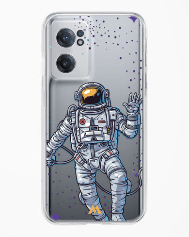 Greeting From Outer Space Crystal Clear Transparent Case-(OnePlus)