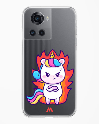 Grumpy Unicorn Crystal Clear Transparent Case-(OnePlus)