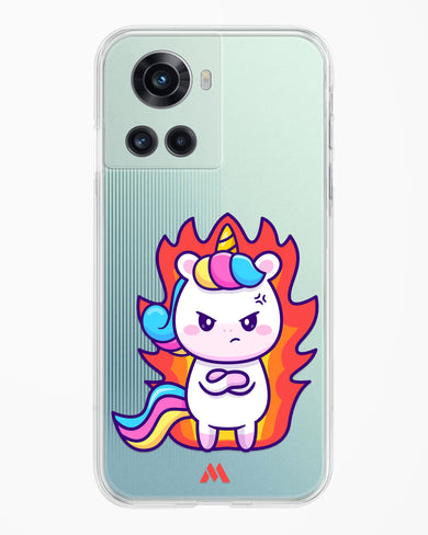 Grumpy Unicorn Crystal Clear Transparent Case-(OnePlus)