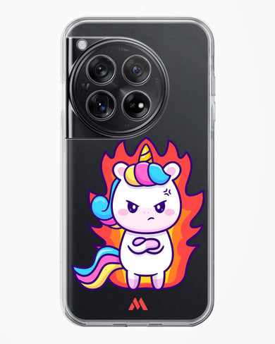Grumpy Unicorn Crystal Clear Transparent Case-(OnePlus)