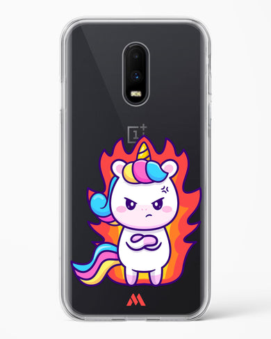 Grumpy Unicorn Crystal Clear Transparent Case-(OnePlus)