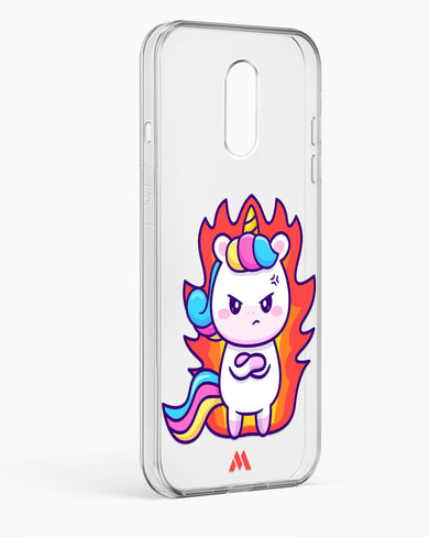 Grumpy Unicorn Crystal Clear Transparent Case-(OnePlus)